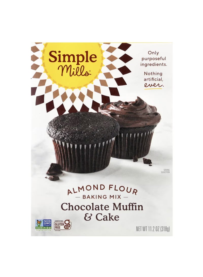 Simple Mills, Almond Flour Baking Mix, Chocolate Muffin & Cake, 11.2 oz (318 g)